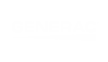 Generac White logo