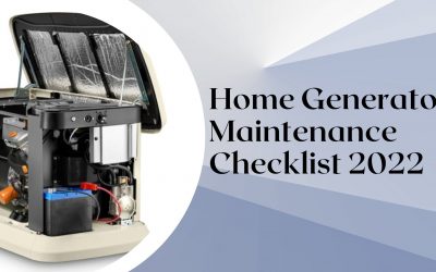 Home Generator Maintenance Checklist 2022